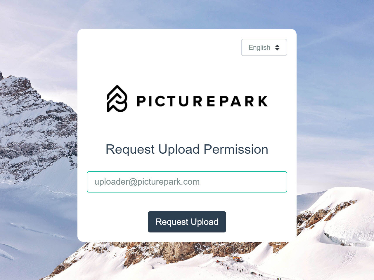 Picturepark Upload Portal